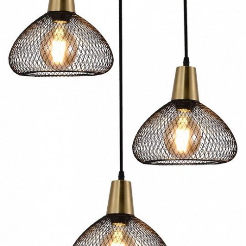 Подвесной светильник Reluce 03204-3.9-03 BK+COPPER Подвесной светильник Reluce 03204-3.9-03 BK+COPPER