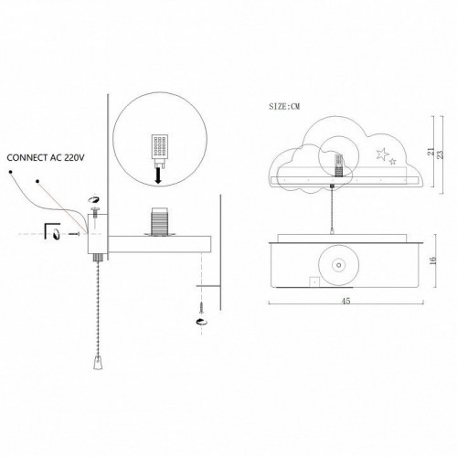 Бра ImperiumLoft 44.899-0