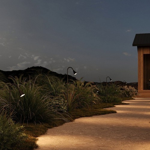 Наземный низкий светильник Maytoni Outdoor Barb O531FL-L3B3K Наземный низкий светильник Maytoni Outdoor Barb O531FL-L3B3K