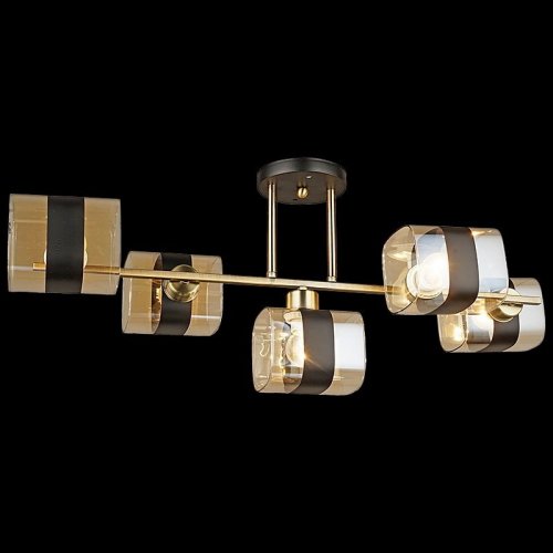 Потолочная люстра Reluce 04223-0.3-05 AB+BK Потолочная люстра Reluce 04223-0.3-05 AB+BK