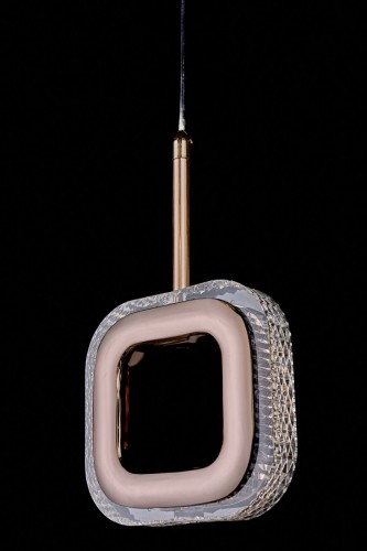 Подвесной светильник LEON Theona LE7701/1S Black Chrome