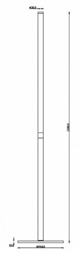 Торшер Maytoni Ray Z012FL-L18B3K