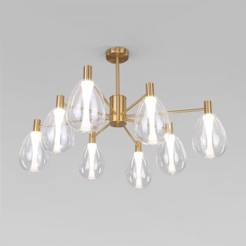 Потолочная люстра Eurosvet Magma 60175/8 латунь Потолочная люстра Eurosvet Magma 60175/8 латунь