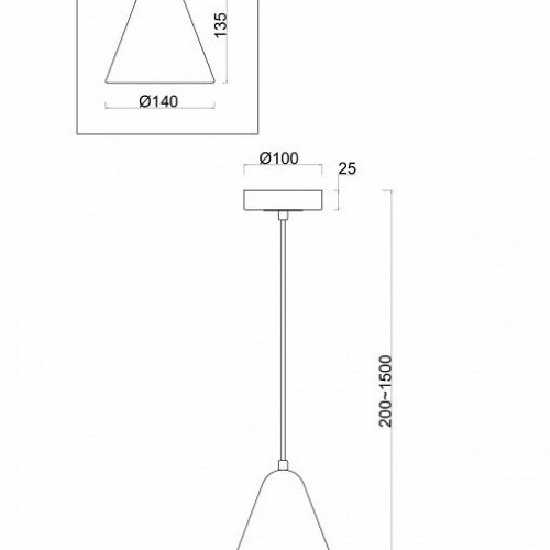 Подвесной светильник Falke Market FR8001PL-01WG