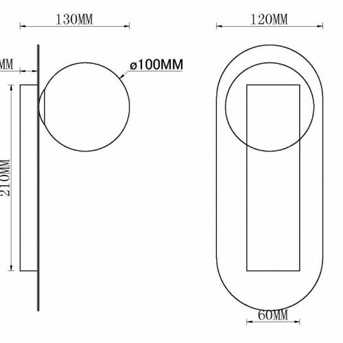 Настенный светильник MyFar July MR2000-1W