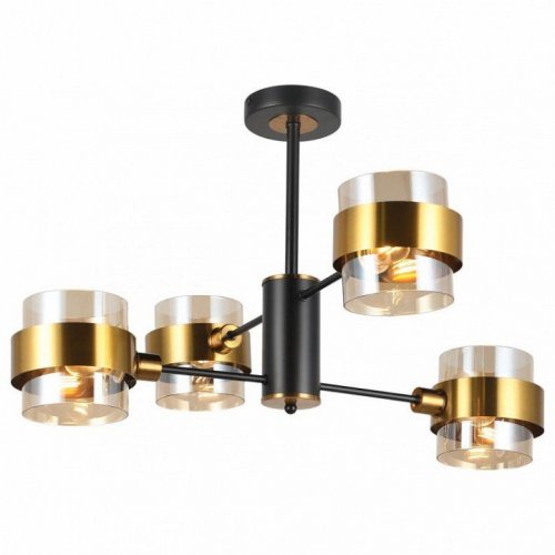 Потолочная люстра Imex MD.51891-4-S-BK+GBR