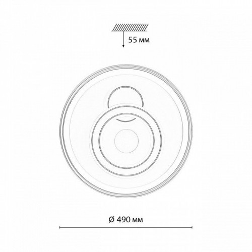 Потолочный светильник Sonex Gemini 7785/85L