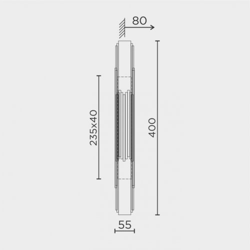 Бра  ML.548.400 CR
