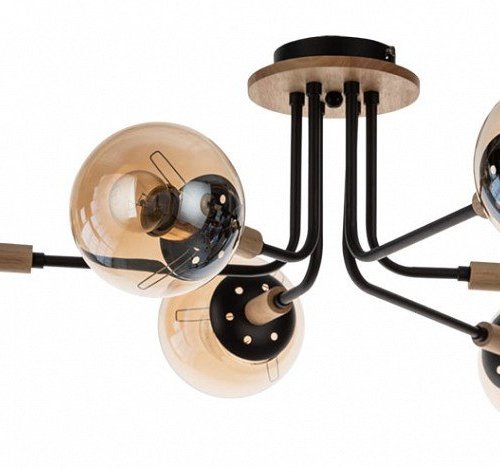 Потолочная люстра Arte Lamp Oxford A2716PL-6BK Потолочная люстра Arte Lamp Oxford A2716PL-6BK