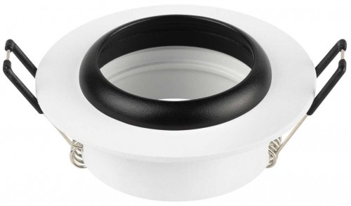 Светильник встраиваемый алюминиевый ЭРА KL109 WH/BK под лампу MR16 GU5.3 белый/черный матовый Б0061828