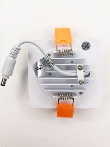 Встраиваемый светодиодный светильник Elvan VLS-109SQ-7W-WW-Wh