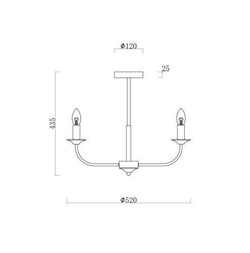 Потолочная люстра New Series 010 FR4013CL-05GB