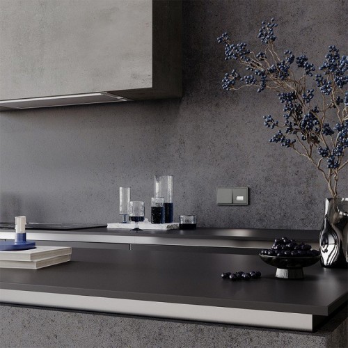 Заглушка для поста с подсветкой, без рамки Voltum S70 VLS070606