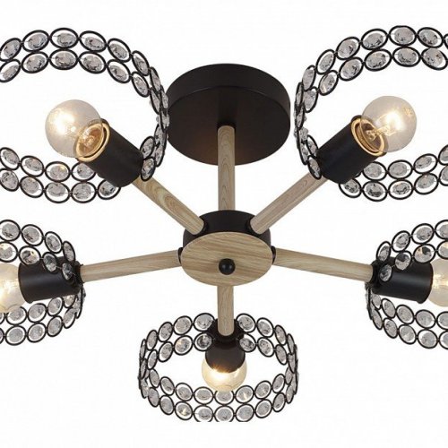 Люстра на штанге Escada Banjo 679/5P Black