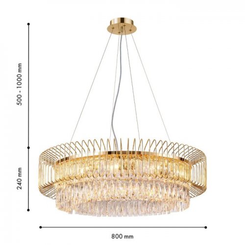 Подвесная люстра Subito 4779-10P Подвесная люстра Subito 4779-10P