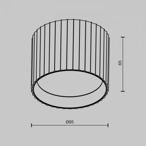 Точечный светильник Calipso C106CL-GX53-B Точечный светильник Calipso C106CL-GX53-B