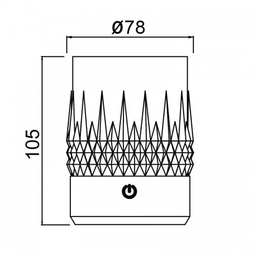 Стакан-светильник Mantra LAX 9082 Стакан-светильник Mantra LAX 9082
