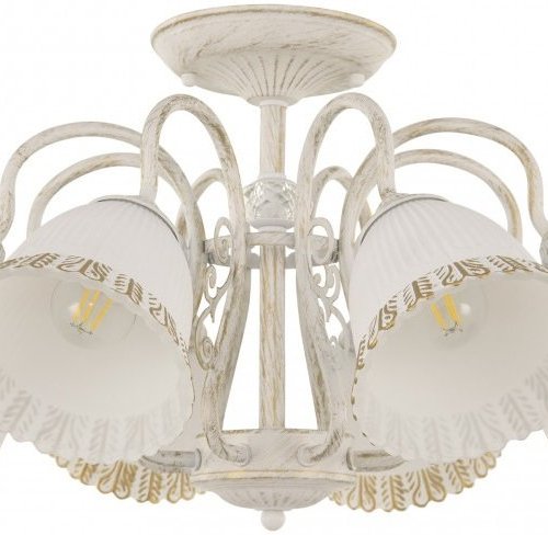 Потолочная люстра AM340800 340800/8 WT+G Потолочная люстра AM340800 340800/8 WT+G