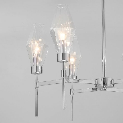 Подвесная люстра Eurosvet Prism 60143/6 хром Подвесная люстра Eurosvet Prism 60143/6 хром