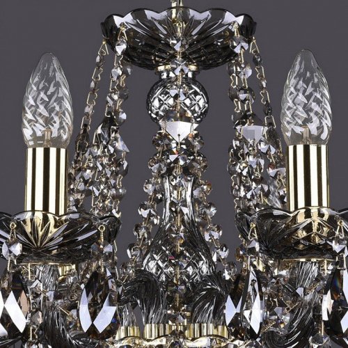 Подвесная люстра Bohemia Ivele Crystal 1413/8/200/G/M731