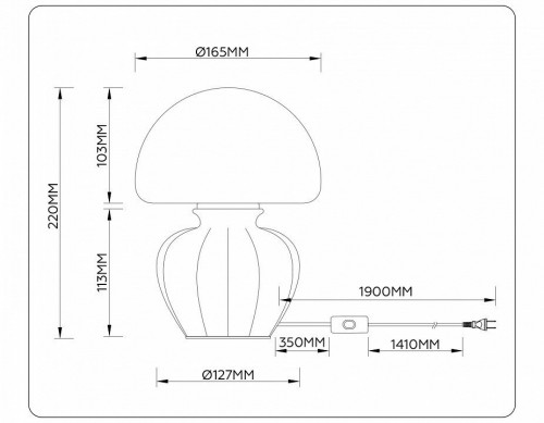 Настольная лампа декоративная Ambrella Light LH LH53249