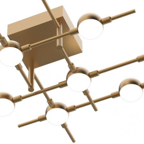 Потолочная люстра Molecular MX18001067-10A gold