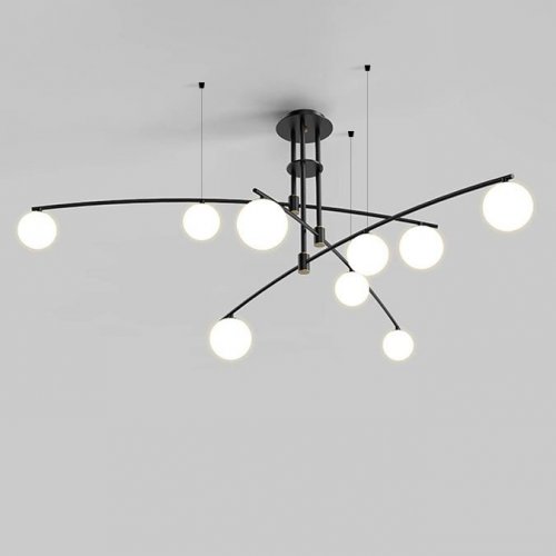 Потолочная люстра 8119P 8119P/9 black