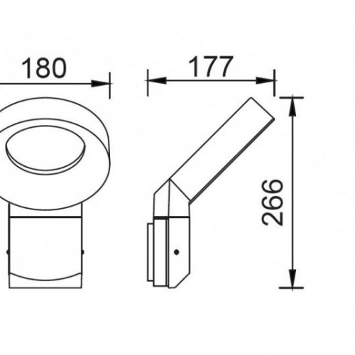 Настенный светильник уличный Oasis Light W6163S