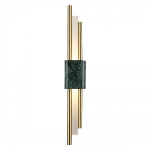 Настенный светодиодный светильник Crystal Lux CARTA AP6W LED GREEN/BRASS Настенный светодиодный светильник Crystal Lux CARTA AP6W LED GREEN/BRASS