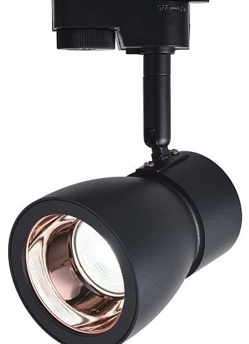 Трековый светильник Escada 20035TRA/01 BK/RGD Трековый светильник Escada 20035TRA/01 BK/RGD