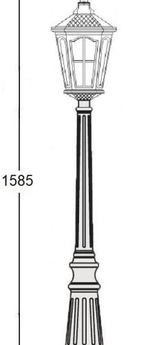 Наземный фонарь Oasis Light ALBORG 79711 Bl