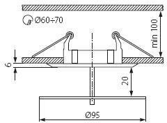 Точечные светильники Kanlux DINO CTX-DS02G/A-C 2571 Точечные светильники Kanlux DINO CTX-DS02G/A-C 2571