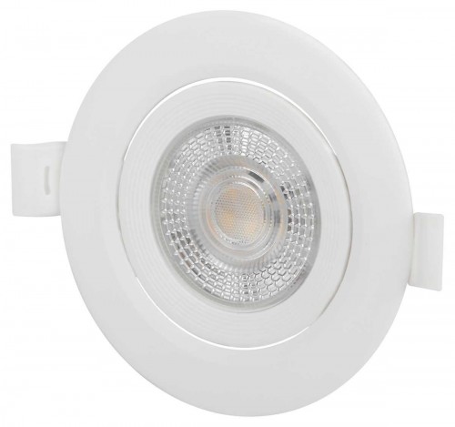 Светильник светодиодный встраиваемый ЭРА KL LED 25A-5 4K WH 5Вт 4000К круглый поворотный белый Б0068192