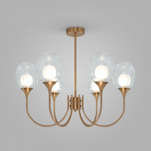 Потолочная люстра Eurosvet Spritz 70217/6 латунь