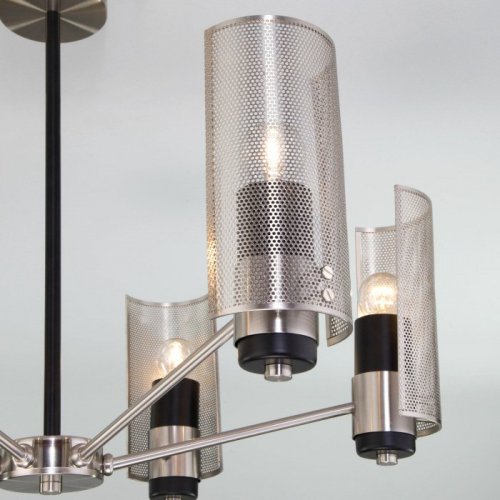 Потолочная люстра Eurosvet Grino 70139/6 никель Потолочная люстра Eurosvet Grino 70139/6 никель