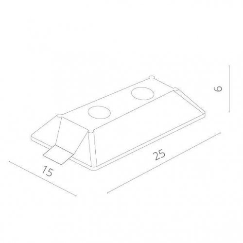 Точечный встраиваемый светильник Arte Lamp Invisible A9214PL-2WH