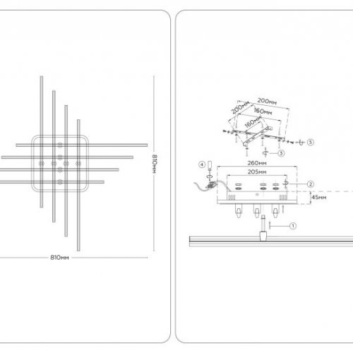 Потолочная люстра Comfort FL6261
