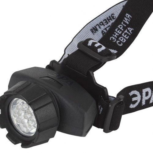 Налобный светодиодный фонарь ЭРА от батареек 130 лм GB-604