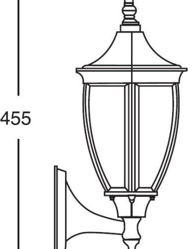 Настенный фонарь уличный Oasis Light COVENTRY 91501 Bl
