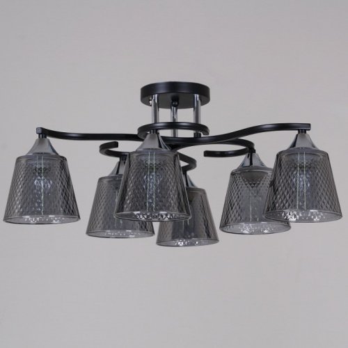 Потолочная люстра Reluce 06089-0.3-06 BK+CR