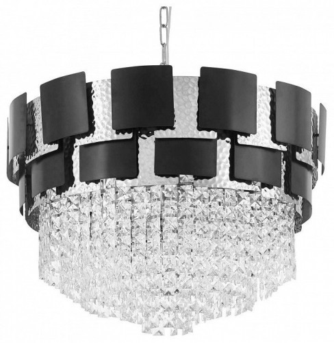 Подвесная люстра Lumina Deco Molina LDP 7045-600 BK+CHR Подвесная люстра Lumina Deco Molina LDP 7045-600 BK+CHR