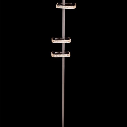 Торшер Theona LE7701/4F Grey/Black Chrome