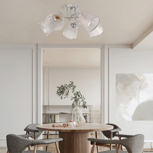 Потолочная люстра Arte Milano Napoli-6820 337646/5 CR Потолочная люстра Arte Milano Napoli-6820 337646/5 CR