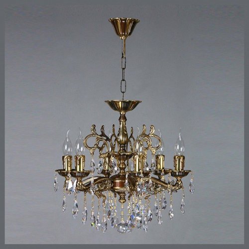 Подвесная люстра Ambiente by Brizzi Leon 2128/6 PB Tear Drop Подвесная люстра Ambiente by Brizzi Leon 2128/6 PB Tear Drop