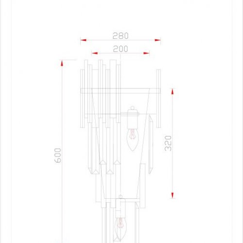 Бра Garda Decor 62GDM-81008 Бра Garda Decor 62GDM-81008