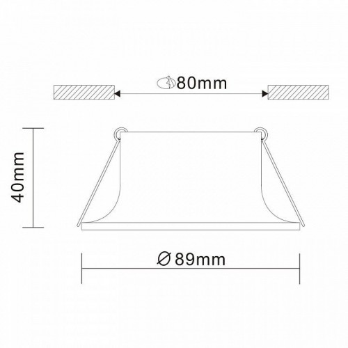 Встраиваемый светильник ST Luce ST201.508.01 Встраиваемый светильник ST Luce ST201.508.01