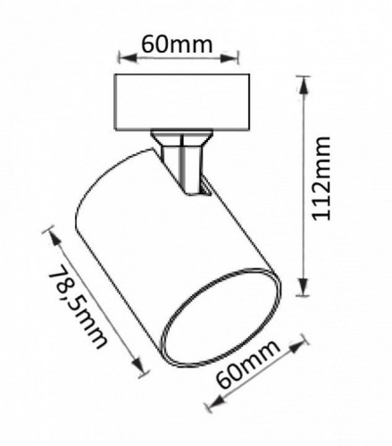Спот Crystal Lux CLT 017CW1R BL Спот Crystal Lux CLT 017CW1R BL
