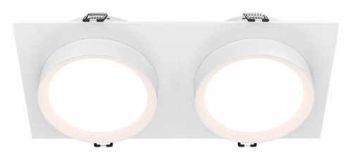 Точечный светильник Maytoni Hoop DL086-02-GX53-SQ-W