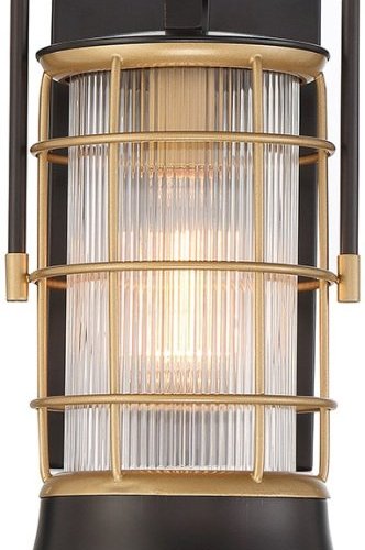 Настенный светильник уличный Eurofase Rivamar QN-RIVAMAR-S-BLK-GD