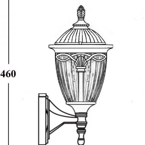 Настенный фонарь уличный Oasis Light FES 86301 04 Bl
